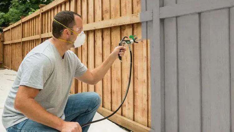 How to stain an old fence