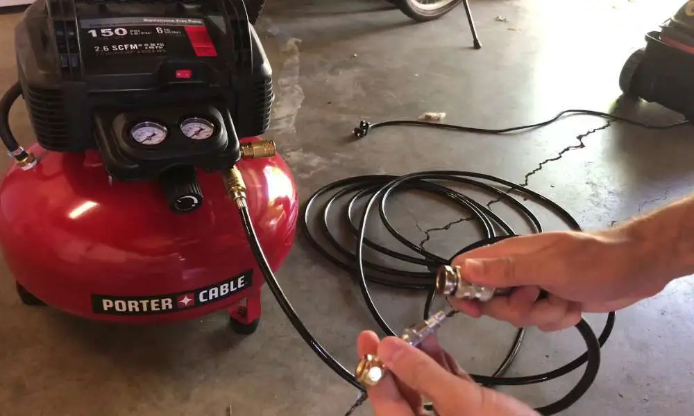 how to use a porter cable air compressor