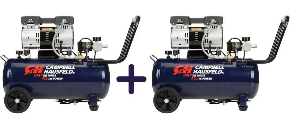connecting two air compressors