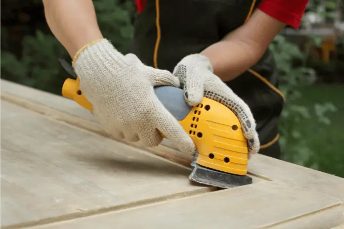 Fastest way to sand a door